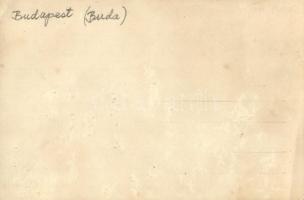 Budapest I. Tabán, Kereszt tér 4. Albecker Antal vendéglője, Királyi vár, photo (EB)