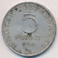 1948. 5Ft Ag "Petőfi" T:2,2-