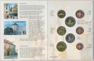 Csehország 2004. 1c-2EUR (8xklf) Euro próbaveretek szettben T:BU Czech Republic 2004. 1 Cent - 2 Euro (8xdiff) Euro trial mint set C:BU