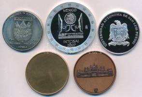 5db-os vegyes magyar és külföldi emlékérem tétel, közte 1995. "Partner a békéért - Cooperative ...