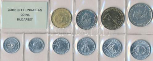 1988. 2f-20Ft 10db klf érmés forgalmi sor fóliatokban T:1