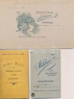 cca 1876-1911 Schützenberger Endre orvosdoktor, dunaföldvári körzeti orvos 3 db fényképe (2 db műter...