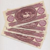 1984. 100Ft (4x) sorszámkövetők T:II,II- szép papír!