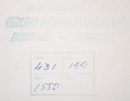 Vincze János (1922-1999): Türelmesen (1961), nagyméretű fotó, hátulján feliratozva, pecséttel jelzet...