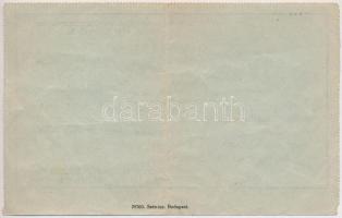 1930. Igazolványa a "Háborús emlékérem kardokkal és sisakkal" kitüntetéshez, sorszámozott ...