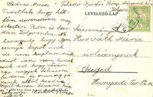 Zólyom, vasútállomás; kiadja Klein Ármin / railway station