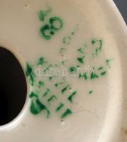 Hollóházi madárka, kézzel festett, hibátlan, jelzett, m: 14 cm