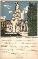 Wiener Werkstätte No. 461. Budapest, Vörösmarty-szobor / monument s: Franz Kuhn