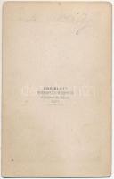 cca 1865 gróf Nádasdy Ferenc (1842-1997): vadász, író fotója. Disderi fotó 7x11 cm