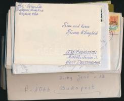 cca 1979-1994 Lux Gézának az Operaház tenorjának levelezése, neki írt üdvözlőlapok gyűjteménye