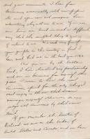 1916 Charles William Parker amerikai építész saját kézzel írt levele. My dear Dr. megszólítáásal sze...