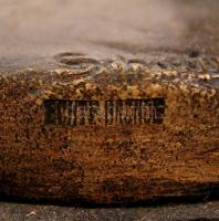 Julius Schmidt-Felling: Vivó férfi akt. Bronz, márvány talapzaton, jelzett (Schmidt-Felling), vívó t...