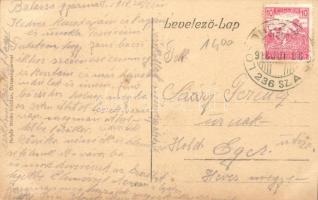 Balassagyarmat, Rákóczi fejedelem út, városháza; Halyák István kiadása