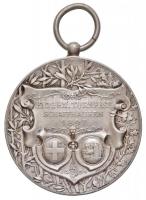 Svájc 1897. "Szövetségi Sport Fesztivál Schaffhausen 1897" jelzetlen Ag emlékérem "JO...