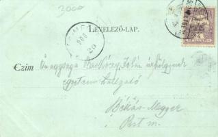 Párkánynána, Vasútállomás, kiadja Wallfisch S. / railway station