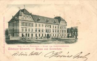 1899 Lőcse, Leutschau; Főreáliskola, Latzin János kiadása / Staatsoberrealschule / secondary school