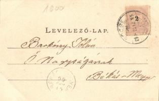 1899 Lőcse, Leutschau; Főreáliskola, Latzin János kiadása /  Staatsoberrealschule / secondary school