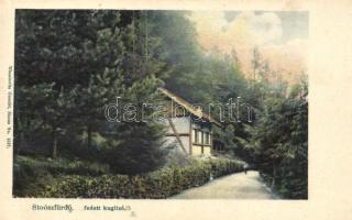 Stoószfürdő, Fedett kuglizó; kiadja Wlaszlovits Gusztáv / bowling club