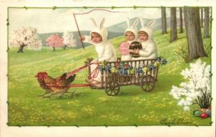 Húsvét / Easter; August Rökl, Vienne, Nr. 2462 s: Pauli Ebner (EK)