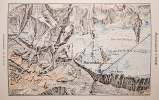 Moriggl, Josef: Anleitung zum Kartenlesen im Hochgebirge. München, 1909, Zentralausschuß des Deutsch...