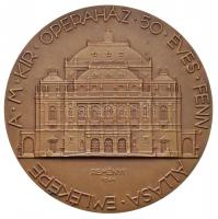 Reményi József (1887-1977) 1934. "A M. Kir. Operaház 50 Éves Fennállásának Emlékére" Br em...