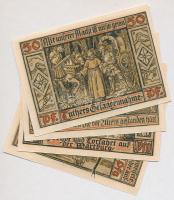 Németország / Weimari Köztársaság / Wartburgstadt Eisenach 1921. 50pf szükségpénz (4xklf) T:I
Germa...