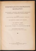 Természettudományi Közlöny. Közérdekű ismeretek terjesztésére kiad. a K.M. Természettudományi Társul...