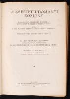 Természettudományi Közlöny. Közérdekű ismeretek terjesztésére kiad. a K.M. Természettudományi Társul...
