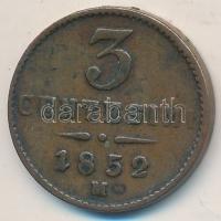 Olasz Államok / Lombardia-Velence 1852M 3c Cu T:2,2- Italian States / Lombardy-Venetia 1852M 3 Centesimi Cu C:XF,VF