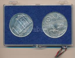 1974. 50Ft Ag + 100Ft Ag "MNB" pár, eredeti kék MNB plasztiktokban T:BU
Adamo EM44,EM45