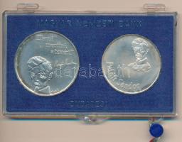 1973. 50Ft Ag + 100Ft Ag "Petőfi" pár, sérült MBN tokban T:BU