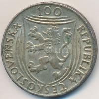 Csehszlovákia 1951. 100K Ag "Klement Gottwald" T:2,2- Czechoslovakia 1951. 100 Korun Ag "Klement Gottwald" C:XF,VF