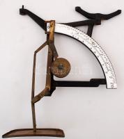 Régi kézi levélmérleg zománcos skálával, max. 500g