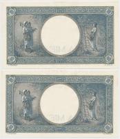 Románia 1943. 1000L (2x) sorszámkövetők T:I,I-
Romania 1943. 1000 Lei (2x) sequential serials C:UNC...