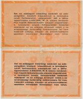 1946. 100.000.000AP (2x) egyik fordított címeres T:III