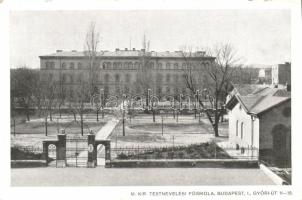 Budapest XII. M. kir. Testnevelési Főiskola; Győri út 11-15. (kis szakadás / small tear)