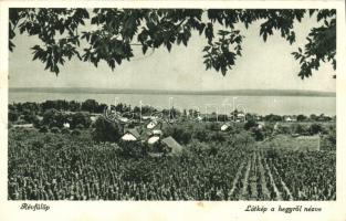 Révfülöp, Látkép a hegyről