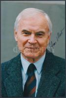 Hans Modrow(1928-) német politikus aláírása az őt ábrázoló fotón / Autograph signature of Hans Modrow(1928-) German politician