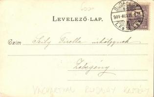 Váchartyán, Rudnay-kastély; kiadja Holleurer és Okos budai műterme (ázott / wet damage)