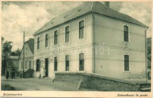 Balatonarács, Szövetkezet és Posta (vágott / cut)