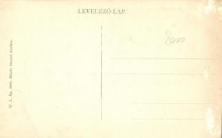 Debrecen, Kossuth utca, Kölcsönös Segélyező Egylet Palotája, üzletek; Mihály Sámuel kiadása (Rb)