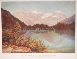 Jahrbuch des Schweizer Alpenclub 1899 Bern, 1900. Schweizer. Alpenclub. Nagyon sok képpel. Aranyozot...