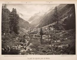 Jahrbuch des Schweizer Alpenclub 1899 Bern, 1900. Schweizer. Alpenclub. Nagyon sok képpel. Aranyozot...