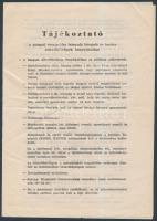 cca 1944-1963 Külföldi utazással és bevándorlással kapcsolatos iratok és tájékoztatók, 7 db