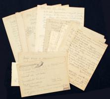 1956 Az 1956-os forradalom idején készült kézírásos feljegyzések a forradalom eseményeiről