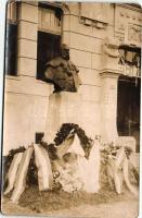 Szászváros, Gróf Kuun Géza szobor / statue, Adler photo (EK)