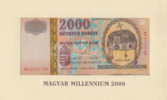 2000. 2000Ft "Millennium" T:I Eredeti bontatlan díszcsomagolásban!