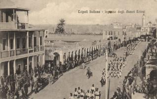 Tripoli (Italiana) Ingresso degli Ascari Eritrei / Royal Corps of Colonial Troops