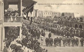 Tripoli (Italiana) Ingresso trionfale delle truppe Italiane / Royal Corps of Colonial Troops