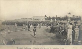 1911 Tripoli Italiana, Sbarco delle truppe / arrival of the Colonial Troops